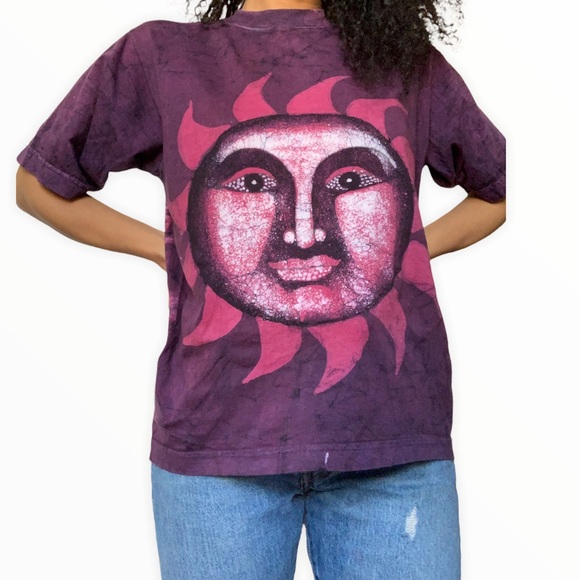 Tie Dye T-Shirt Purple Size Large - Picture 10 of 10